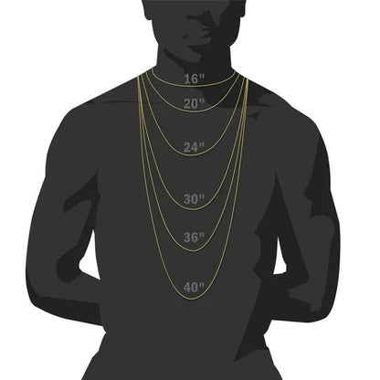 Men's Fashion 24K Gold/925 Silver Plated Solid 316L Stainless Steel Jewelry Shiny Diamond 1/2PCS Necklace Bracelet Miami Cuban Link Chain for Men 8/20/22/24/28/35inch