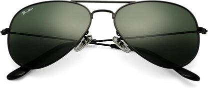 Classic Aviator Sunglasses for Men Women 100% Real Glass Lens