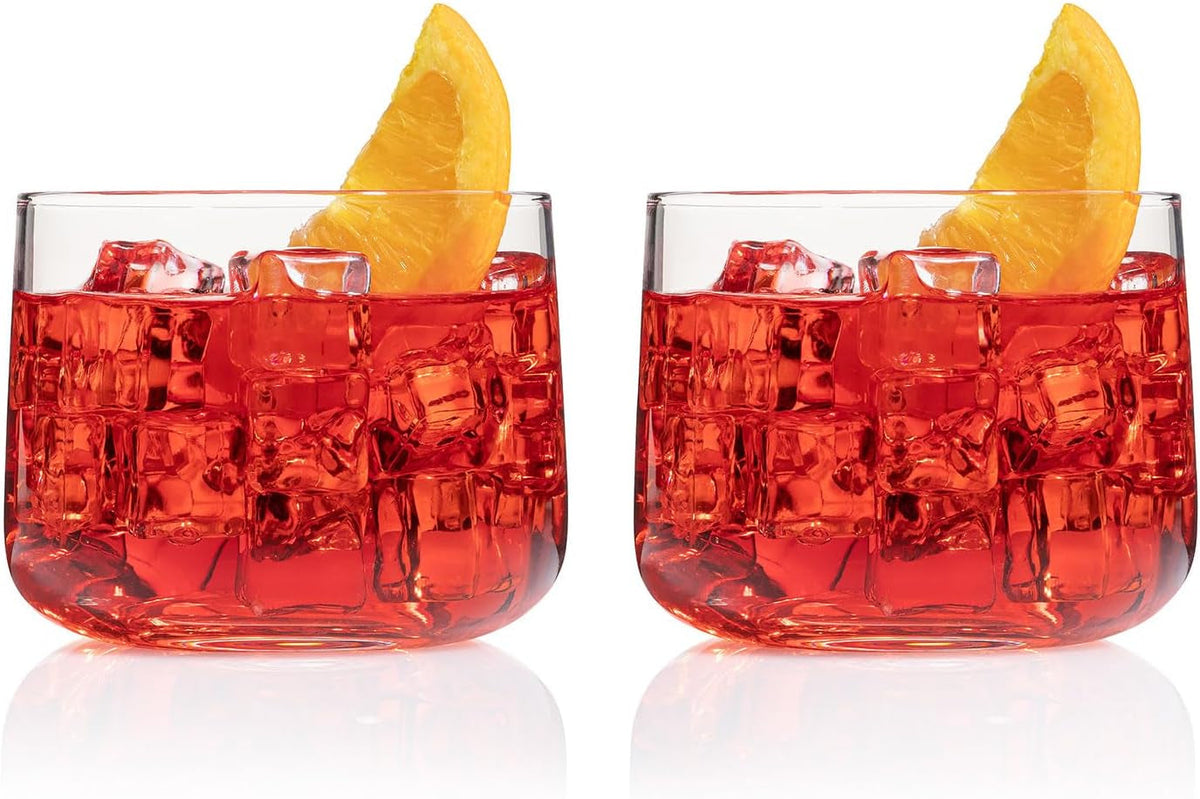 the Perfect Negroni 11-Ounce Original Italian Cocktail Glass, 2-Piece Set (Gift Box Collection)