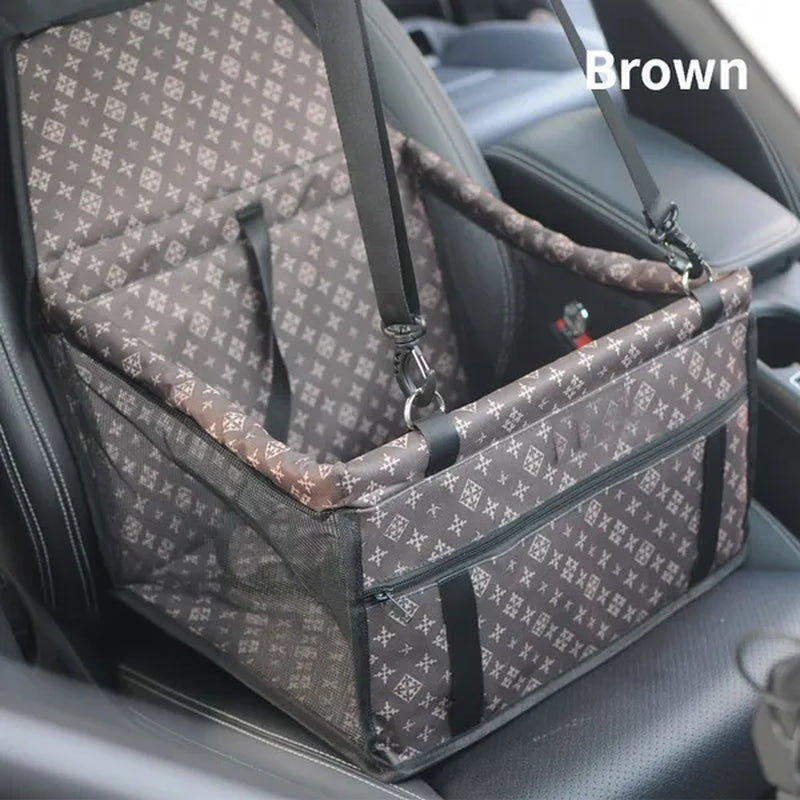 New Waterproof Dog Bag Pet Car Carrier Dog Carry Storage Bag Breathable Net Pet Booster Seat Cover Travel Carrier Bucket Basket 12 Colors
