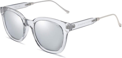 Classic Square Polarized Sunglasses for Women Men Retro Trendy UV400 Sunnies SJ2050