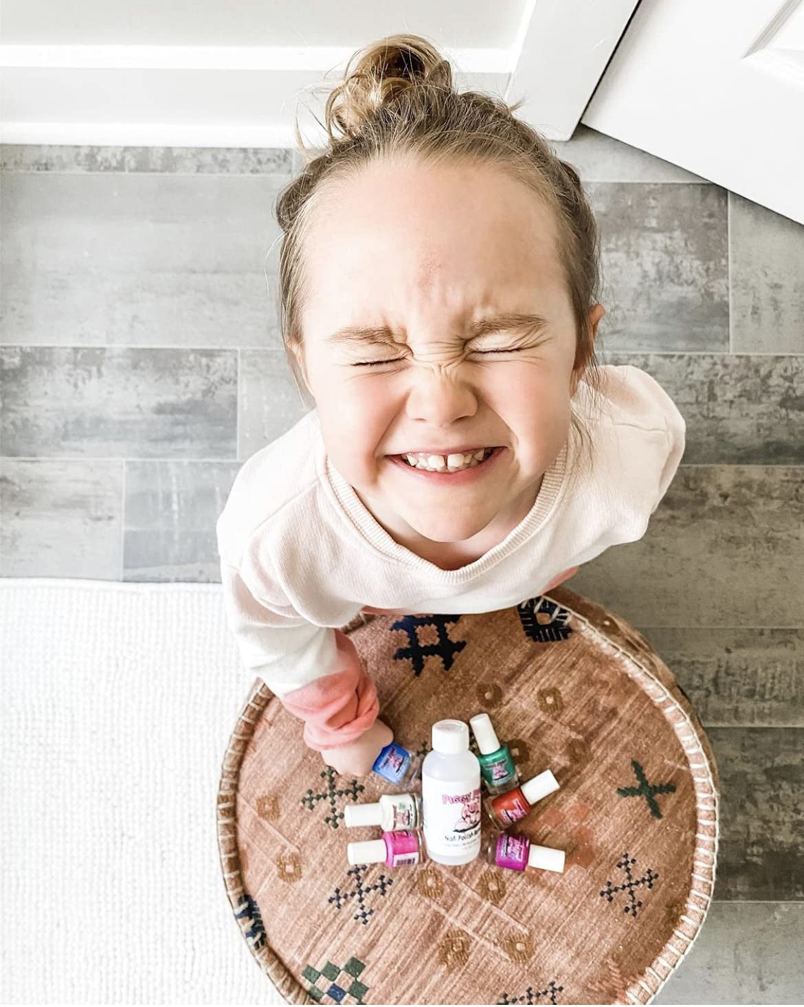 | 100% Non-Toxic Girls Nail Polish | Safe, Cruelty-Free, Vegan, & Low Odor for Kids | Mint to Be