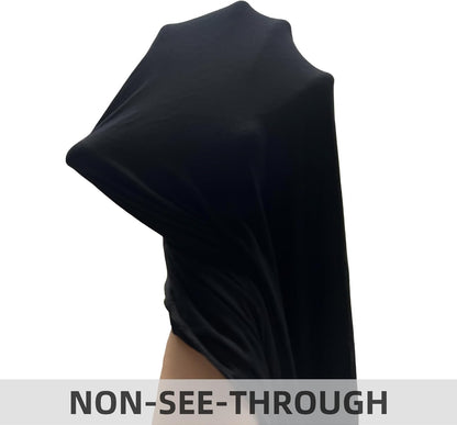 Non-See-Through Premium Jersey Maxi Hijab Head Scarf Wrap for Muslim Women