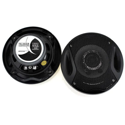 2Pcs 4 Inch 10Cm 150W Dual-Cone Car Coaxial Horn Audio Music Stereo Full Range Frequency Hifi Speakers Non-Destructive Installation