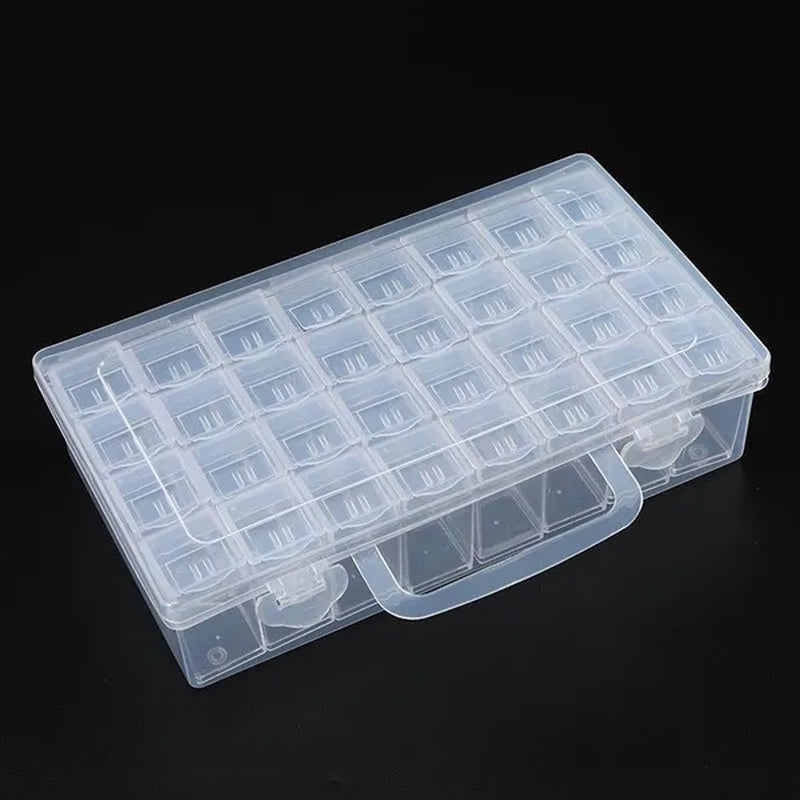 56/48/40/32/12 Diamond Painting Tools Accessories Beads Container Rhinestone Diamond Embroidery Stone Storage Convenience Box