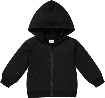 Toddler Baby Boy Fall Winter Hooded Clothes Baby Boy Hoodie Tops Letter Printed Long Sleeve Sweatshirt
