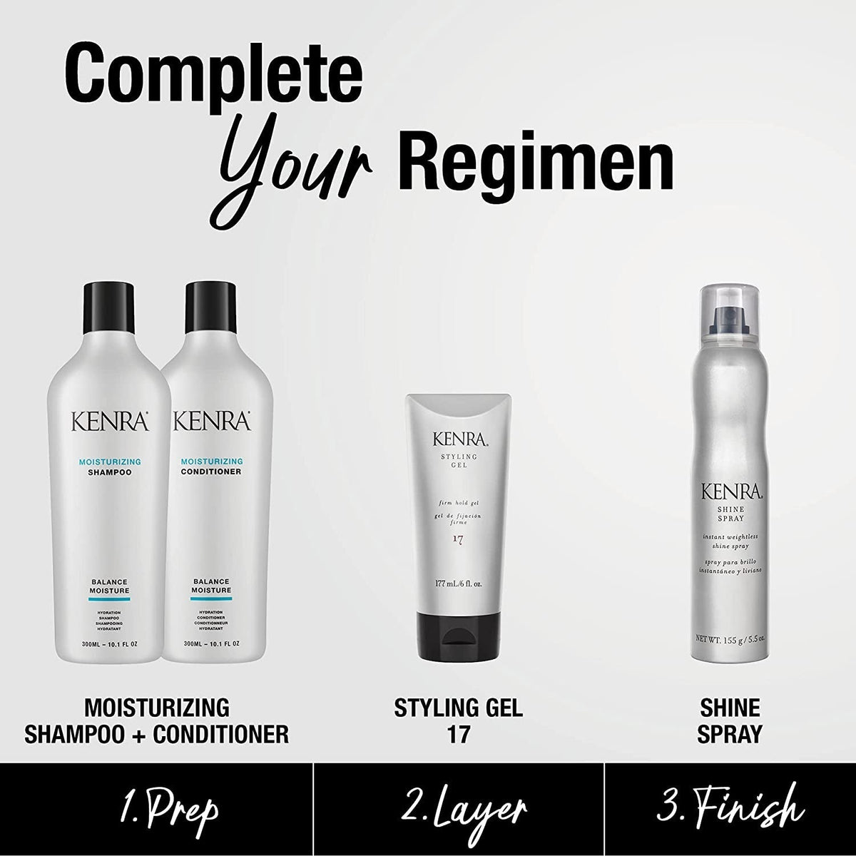 Kenra Styling Gel 17 | High Hold Gel | Creates Fullness & Adds Shine | Controls Coarse, Unruly Hair Textures | Alcohol-Free, Non-Drying, & Non-Flaking | Medium to Coarse Hair