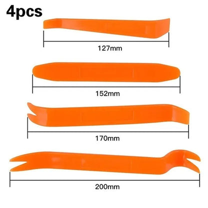 4Pcs/12Pcs Kit Car Radio Audio Stereo Door Trim Dash Panel Install Car Audio Removal Pry Trim Tool Plastic Kit Panel Dash Radio Moulding Automotive