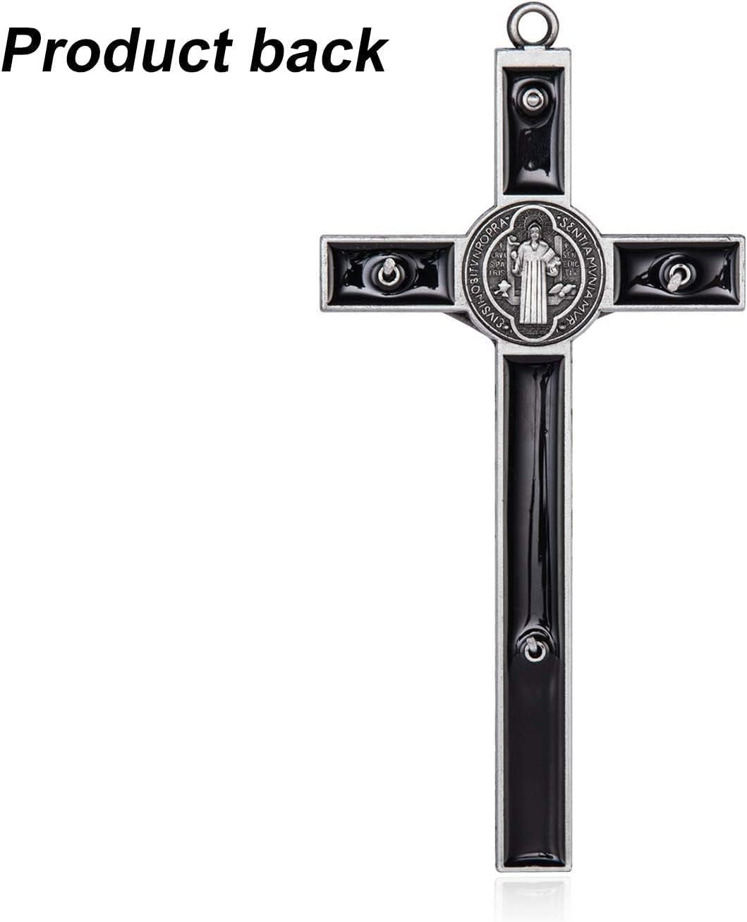 1Pcs Big Enamel Christian Jesus Cross Religious Charm Alloy Crucifix Pendant for DIY Key Chain Necklace Bracelet Jewelry Making Accessaries