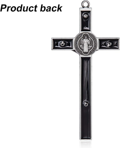 1Pcs Big Enamel Christian Jesus Cross Religious Charm Alloy Crucifix Pendant for DIY Key Chain Necklace Bracelet Jewelry Making Accessaries