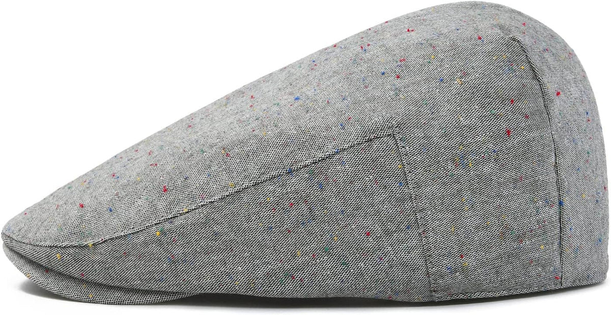 Men'S Cotton Ivy Gatsby Newsboy Hat Summer Driving Scally Cap Thin