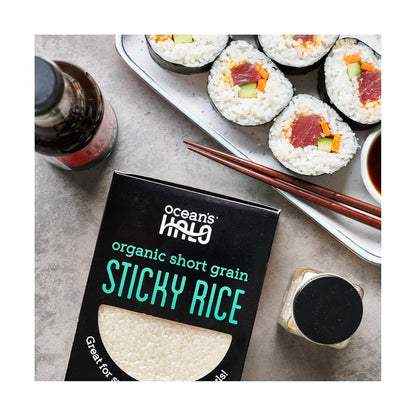 OCEANS HALO Organic Short Grain Sticky Rice, 32 OZ