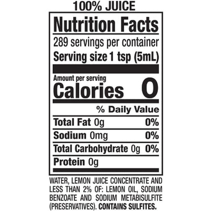 Realemon 100% Lemon Juice 48 Fl. Oz. Bottles, 2 Pk.