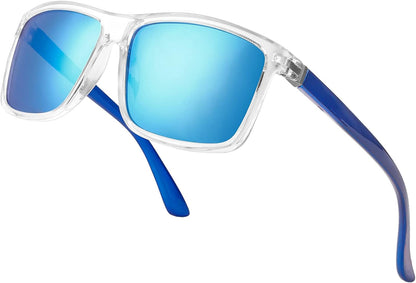 Men's Sports Polarized Sunglasses Square Frame Glasses NP1007