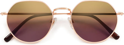 Round Polygon Polarized Sunglasses for Women Men Retro Classic Vintage Shades SJ1157