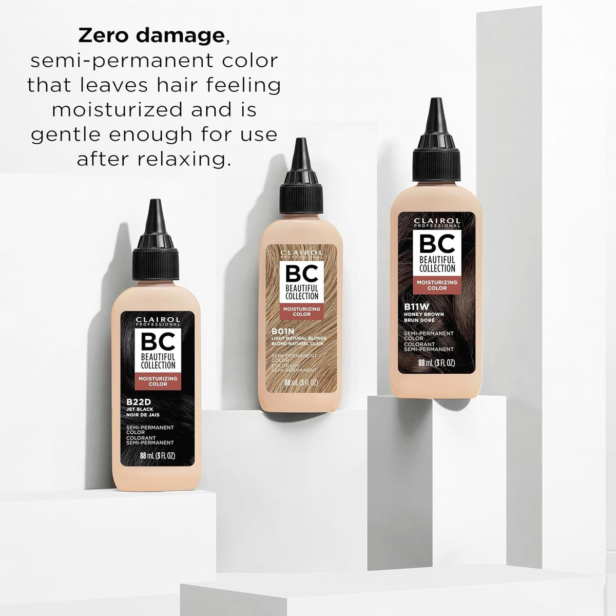 Beautiful Collection Semi-Permanent Hair Color with Zero Damage for All Hair Textures | Packaging May Vary
