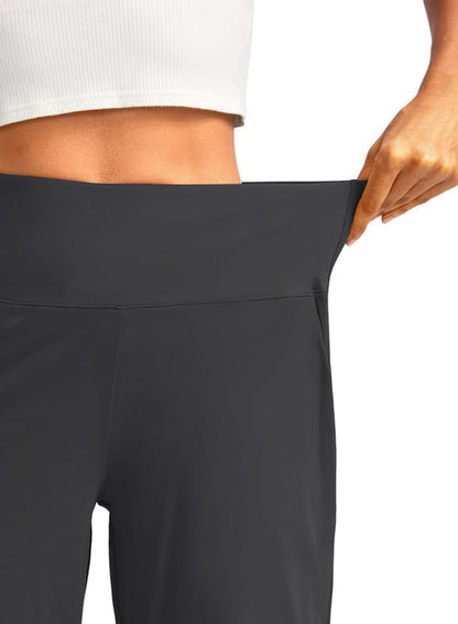 Women'S 12" Bermuda Long Shorts with Pockets High Waisted Stretch Knee Length Shorts for Women Summer Walking