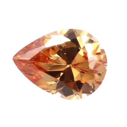 2PC Loose Gemstone Oval Cut Cubic Zirconia Stone Jewelry Production Craft Love Bead Grade VVS 6*8Mm /0.23*0.31Inch