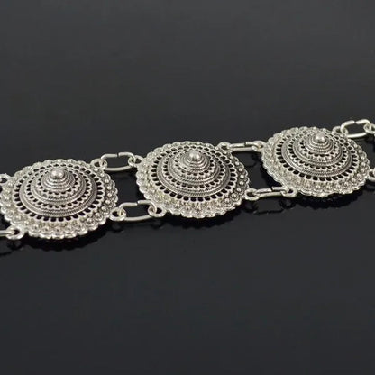 Vintage Silver Waist Chain Bells Metal Tassel  Belly Chain  Charm Belt Chains Body Jewelry