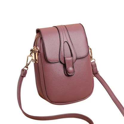 2023 New High Quality High-capacity Women's Fashion Shoulder Bag Genuine Leather Cross Body Shoulder Bags Retro Style Handbags Purses Mobile Phone Bag