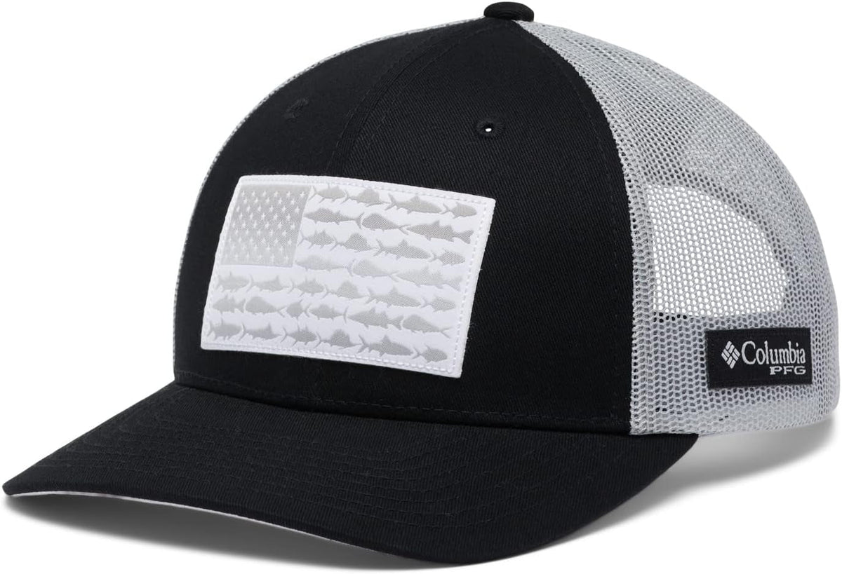 Unisex-Adult Pfg Fish Flag Mesh Snap Back