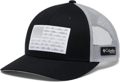 Unisex-Adult Pfg Fish Flag Mesh Snap Back