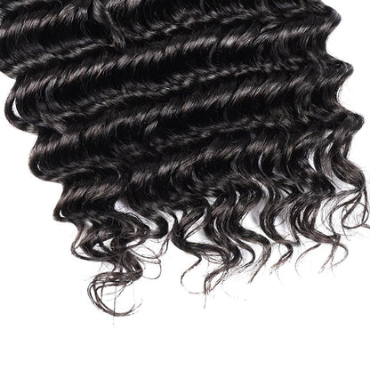 Human Hair Bulk for Braiding No Weft 100% Unprocessed Brazilian Virgin Weave Braid Deep Wave Curly Human Hair Extensions Two Bundles Micro Braiding Human Hair 100G No Weft 20 Inch
