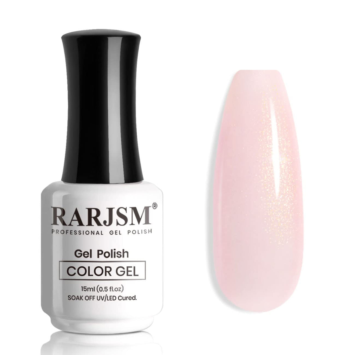 Nude Hot Pink Iridescent Gel Nail Polish Sheer Bright Neon Pink Glitter Jelly Gel Polish Neutral Shimmery Summer Color Sparkle Rainbow Pigment Gel 15ml Soak off Cured Need for Home Salon DIY