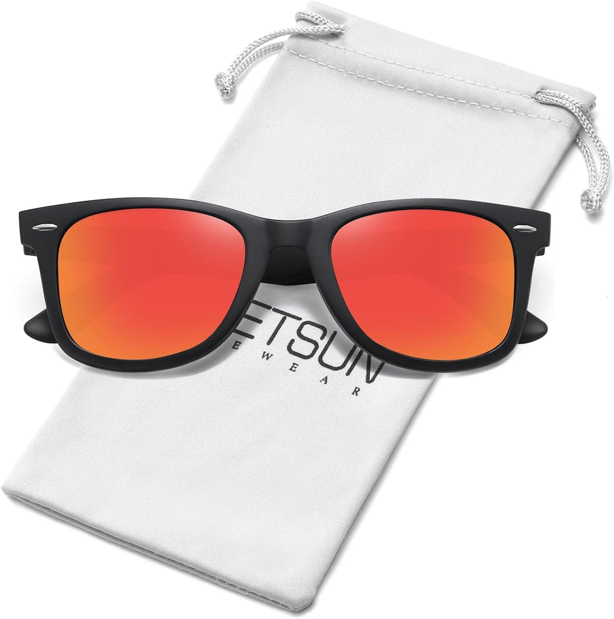 Polarized Sunglasses for Women Men Classic Retro Square Frame Driving Trendy Sun Glasses UV Protection