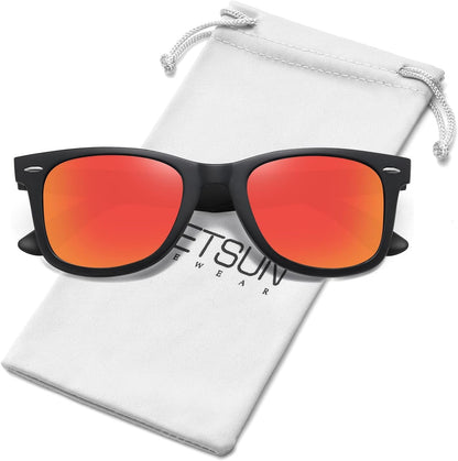 Polarized Sunglasses for Women Men Classic Retro Square Frame Driving Trendy Sun Glasses UV Protection