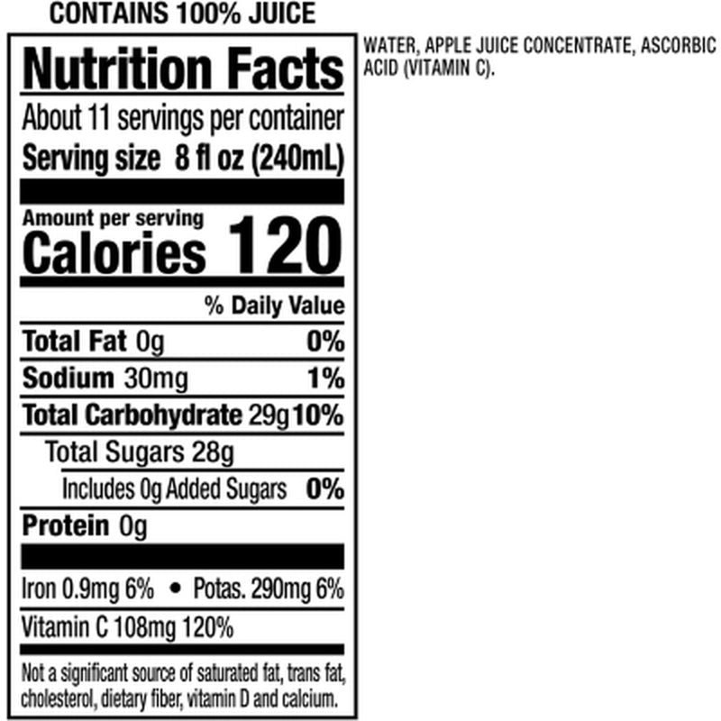 Mott'S 100% Apple Juice 86 Fl. Oz., 2 Pk.