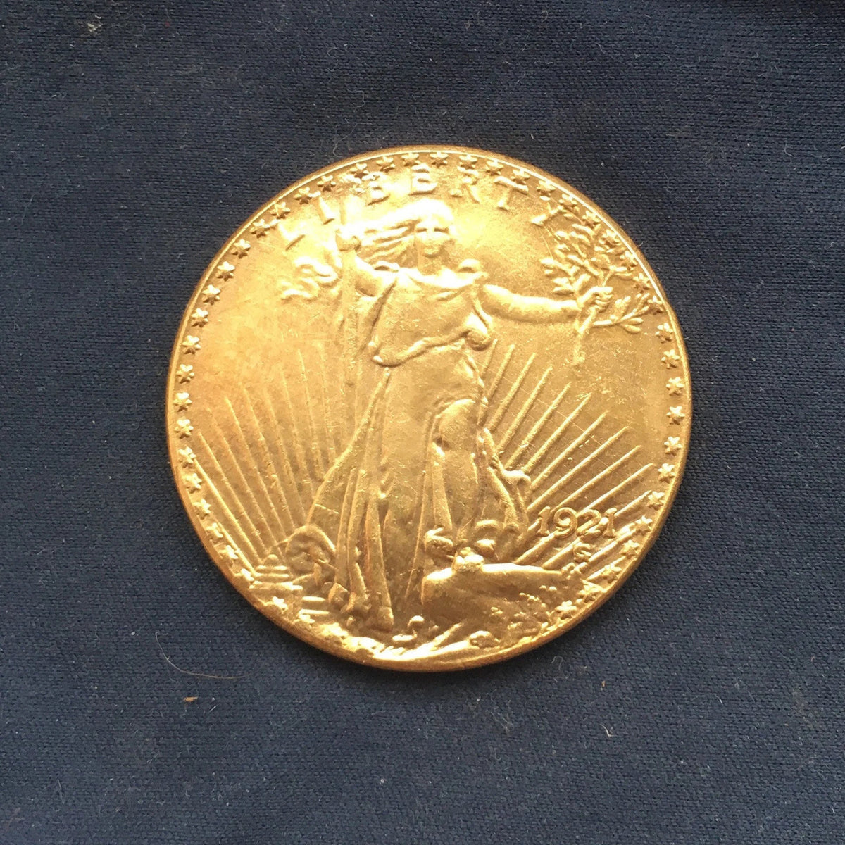 Exquisite United States of America *1921* 20 Dollars - Saint Gaudens / Gold Effect / USA Coins Masters Coins