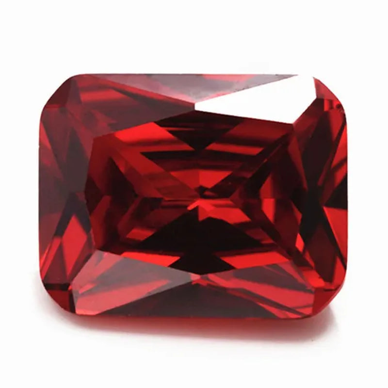 Unheated 9.90 Cts Natural Mined 10Mmx12Mm Sri-Lanka Ruby Emerald Rectangle Cut VVS Gem