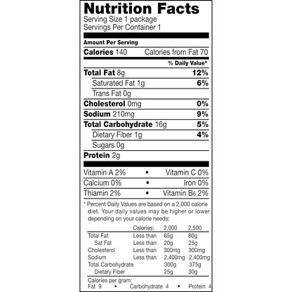 Flavored Tortilla Chips, Nacho Cheese, 1 Ounce (Pack of 104)