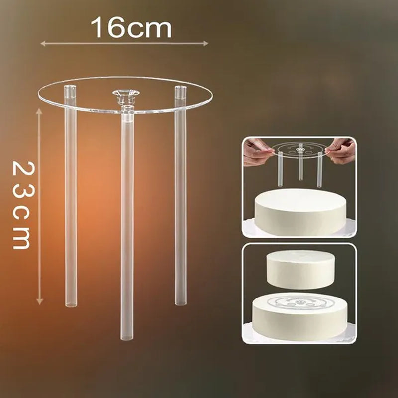 4/6/8/10inch Multi-layer Cake Stand Suspended Gasket Support Frame Round Dessert Support Spacer Piling Bracket Baking Tools