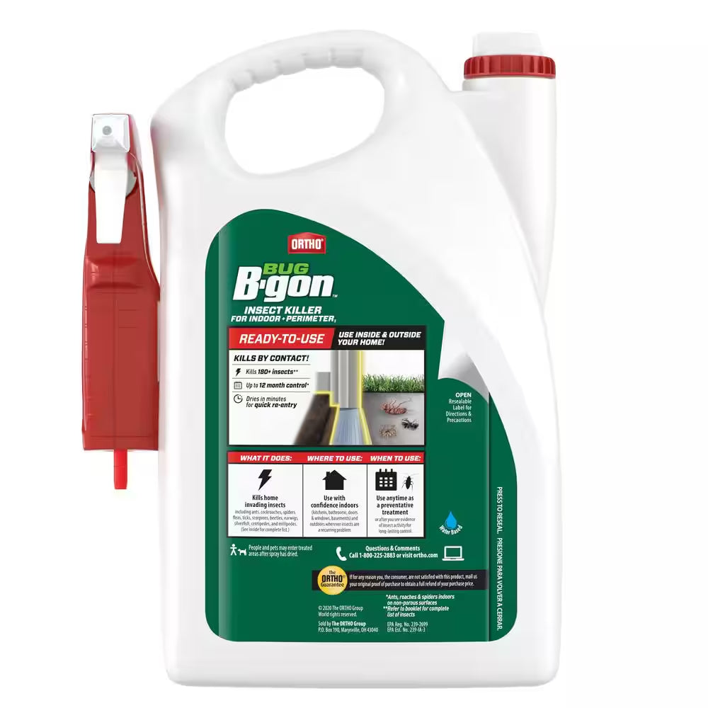 Bug B-Gon 1 Gal. Insect Killer for Indoor plus Perimeter1 with Trigger Sprayer