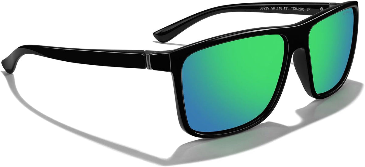 Rectangular Polarized Sports Sunglasses for Men Women Cycling Driving Fishing UV400 Protection S8225