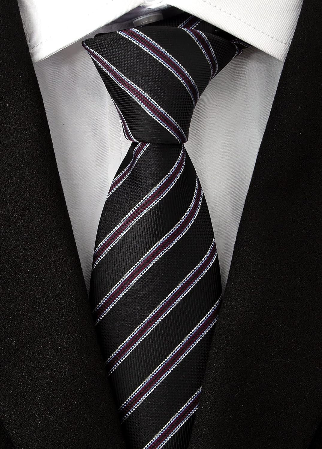 Extra Long Ties for Men Big and Tall Neckties Woven Jacquard Classic Neck Tie Business Wedding