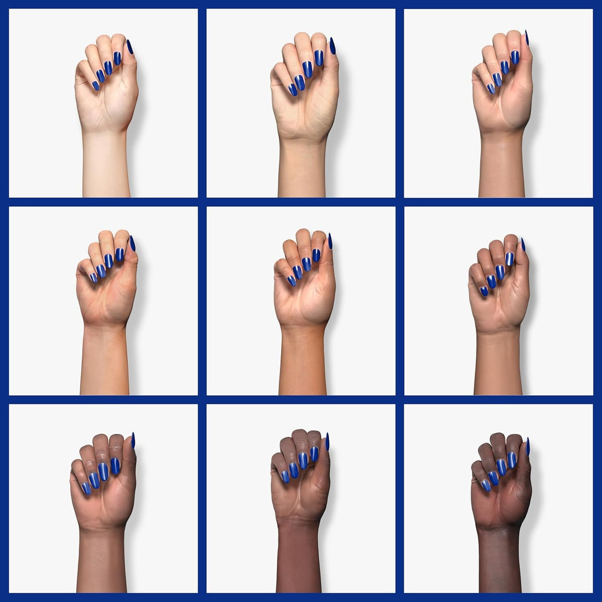 Salon-Quality Nail Polish, 8-Free Vegan, Push Play Collection, Blue,Push Play 0.46 Oz