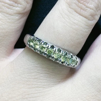 Luxury Womens Ring White Sapphire Wedding Band Engagement Diamond Ring Fine Jewelry Christmas Gift Size:6 7 8 9 10 ( 11 Colors ）