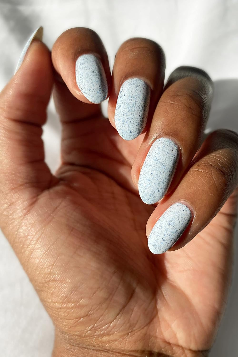 Speckled Nail Polish - Acid Wash- Pale Blue- 0.37 fl. oz. (11 ml) - Vegan, Cruelty-Free, Non-Toxic Formula