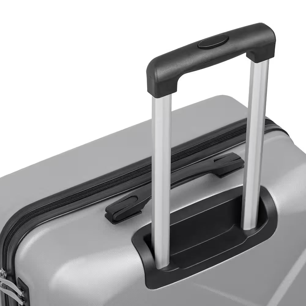Marathon Lakeside Nested Hardside Luggage Set in Gainsboro Grey, 3 Piece - TSA Compliant