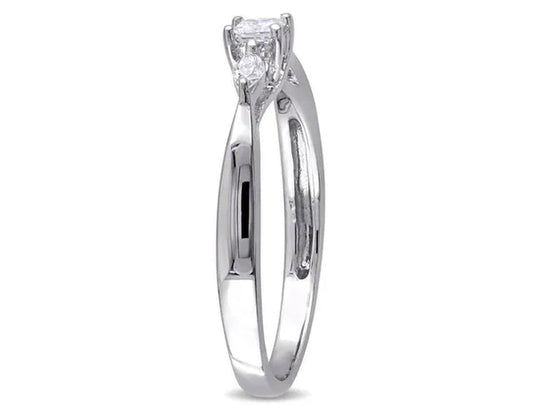 1/4 Carat (ctw G-H, I2-I3) Diamond Promise Ring in 10K White Gold