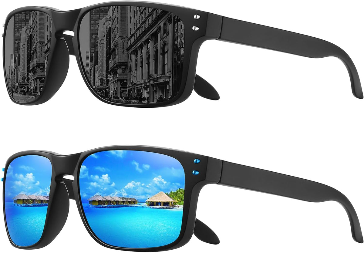 Polarized Sunglasses for Men Women Sports Driving Fishing Glasses UV400 Protection