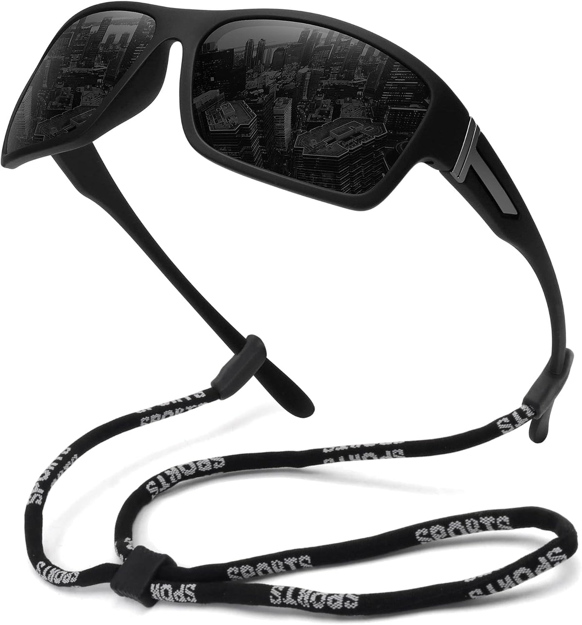 Polarized Sports Sunglasses for Men Women Unbreakable Frame Cycling Fishing Driving