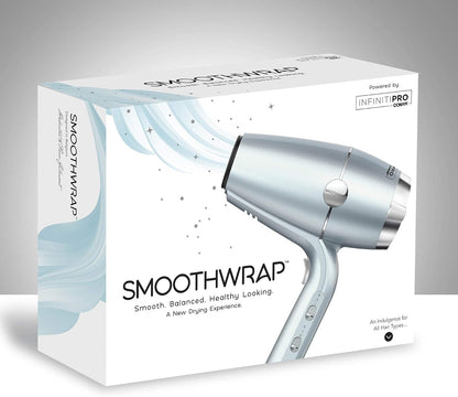 INFINITIPRO by  Smoothwrap Hair Dryer with Diffuser | Blow Dryer for Less Frizz, More Volume and Body | with Advanced Plasma and Ceramic Technology | Mint