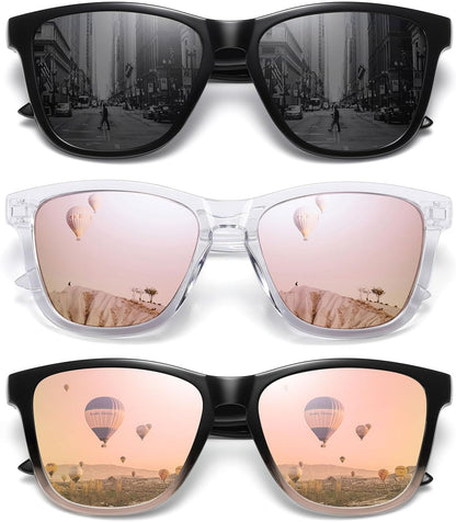 Polarized Sunglasses for Women Men Trendy Classic Retro Designer Style Fashion UV400 Protection