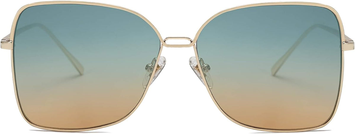 Classic Trendy Square Oversized Sunglasses Womens Mens UV400 Big Large Designer Shades SJ1082
