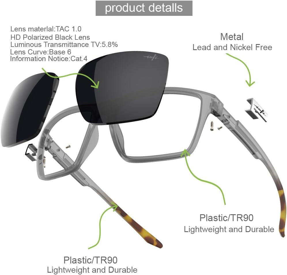 Fishing Polarized Sunglasses for Men Driving Running Golf Sports Glasses Square UV Protection Designer Style Unisex
