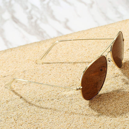 Aviator Sunglasses for Men Women Classic Polarized UV400 Protection